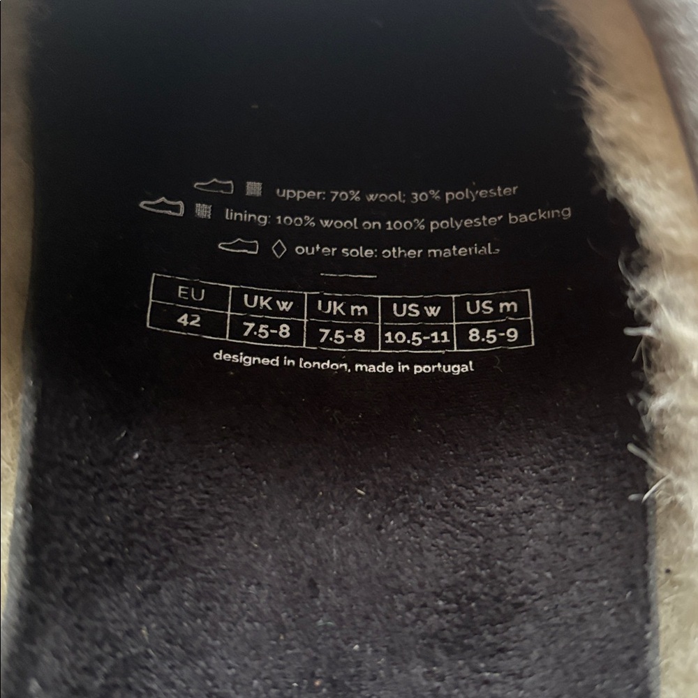 Mahabis wool slippers - Picture 2 of 4